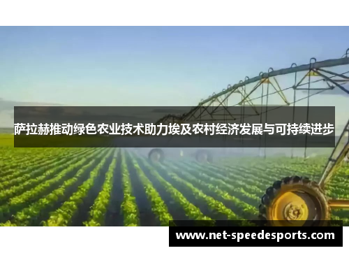萨拉赫推动绿色农业技术助力埃及农村经济发展与可持续进步