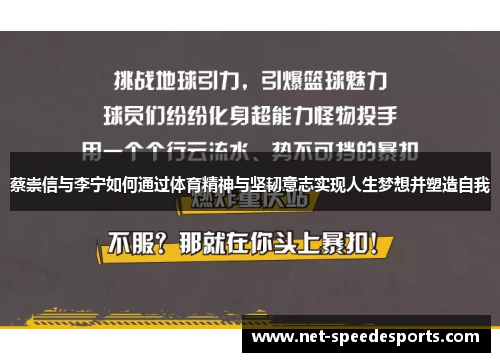 蔡崇信与李宁如何通过体育精神与坚韧意志实现人生梦想并塑造自我