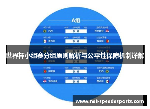 世界杯小组赛分组原则解析与公平性保障机制详解